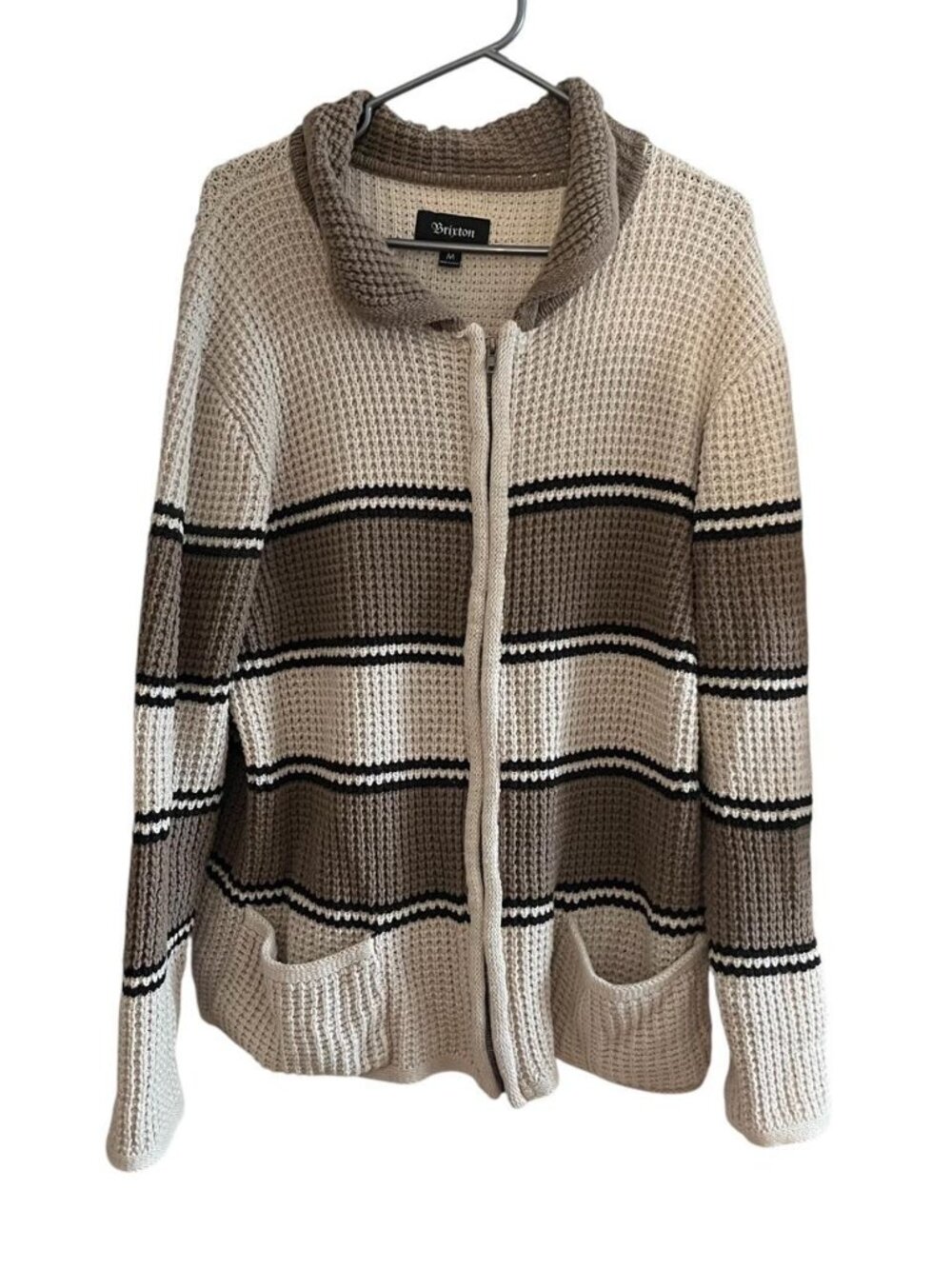 Brixton men's zip up sweater